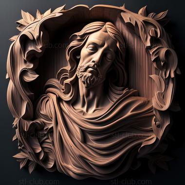 3D model st jesus (STL)